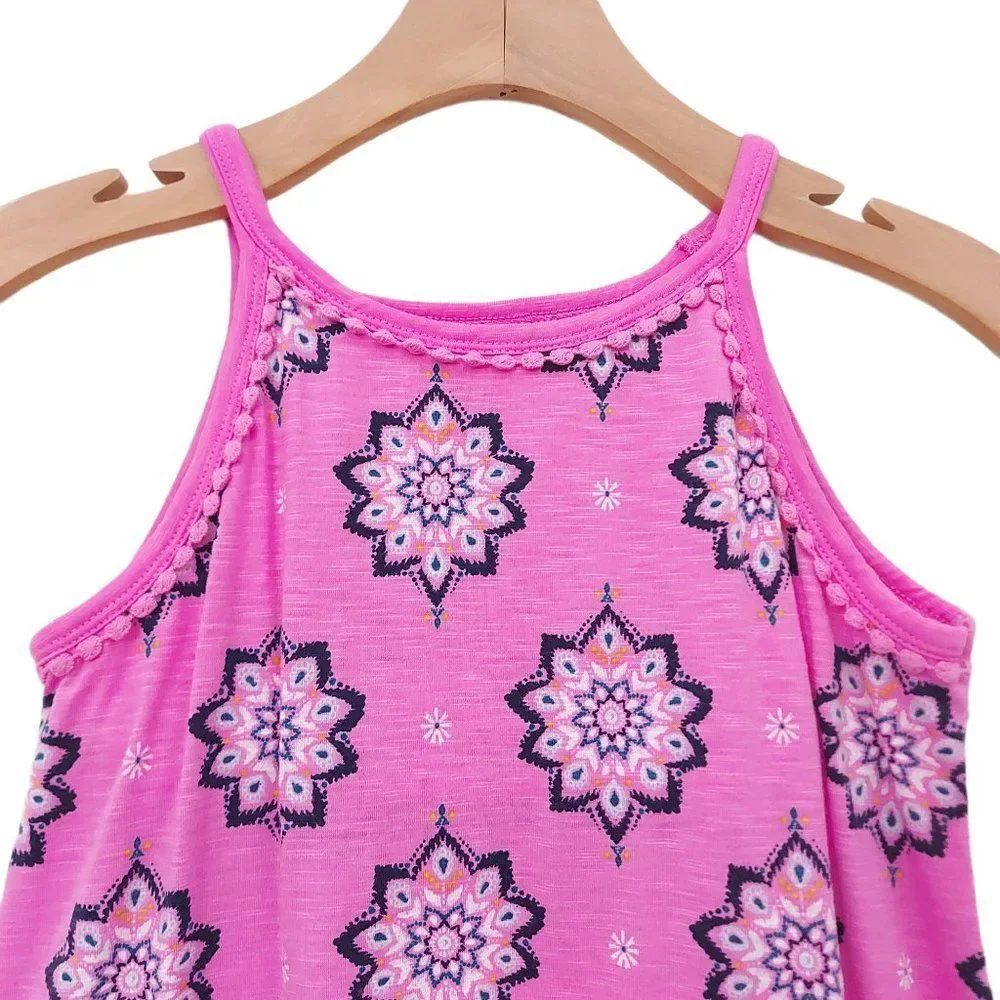Mudd Sleeveless Dress Girls Size Medium (10) Pink Floral